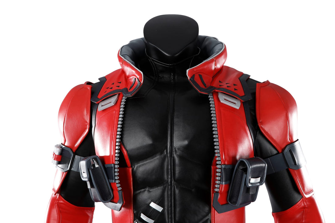 Marvel Rivals Deadpool Ver 2 Red Suit Top Level Cosplay Costumes