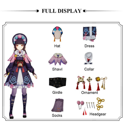 Genshin Impact Yun Jin Adult Full Set Cosplay Costume