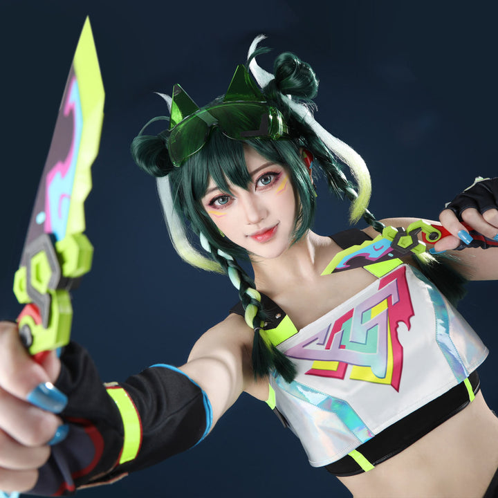 Overwatch YOASOBI Kiriko Made My Night Skin Cosplay Costumes Women Streamer Outfits