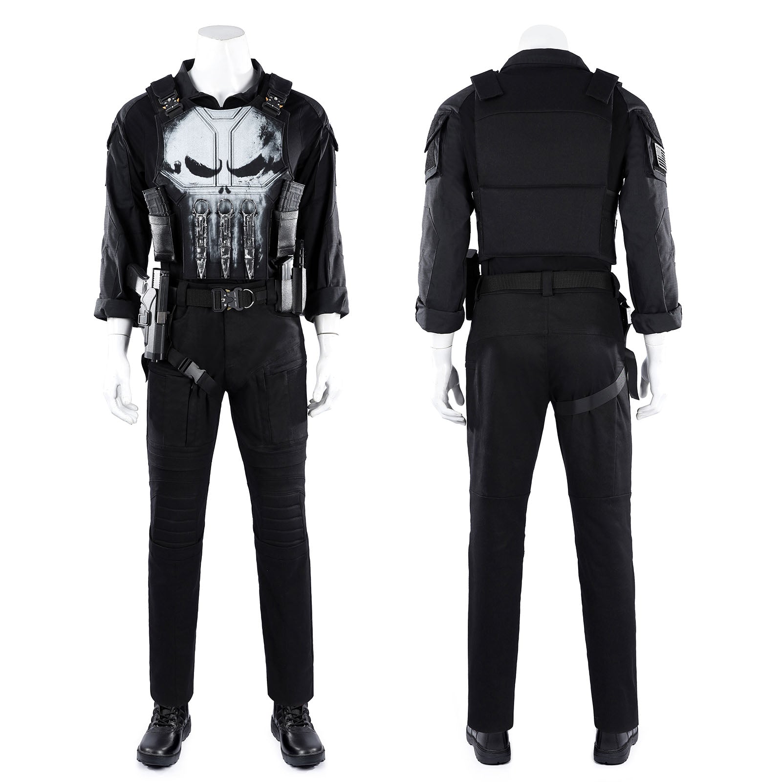 Spider-Man 4 Punisher Cosplay Costumes Brand New Day Halloween Theme Party Outfits