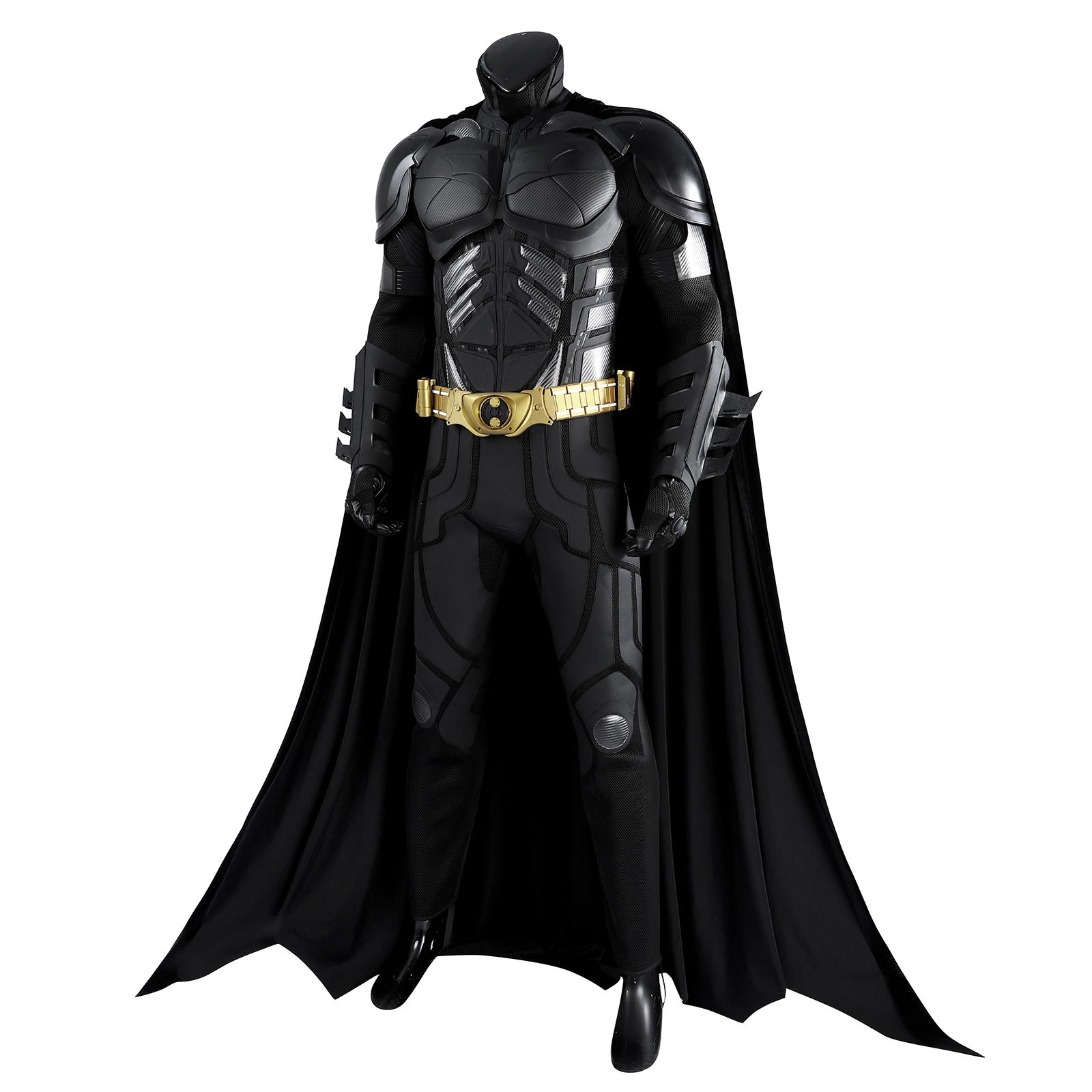 The Dark Knight Rises Batman Bruce Wayne Cosplay Costumes Halloween Themed Party Outfits