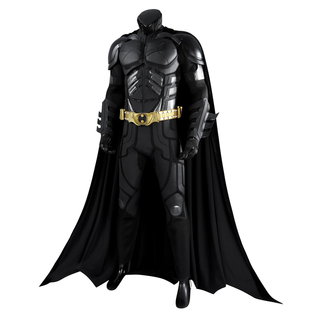 The Dark Knight Rises Batman Bruce Wayne Cosplay Costumes Halloween Themed Party Outfits