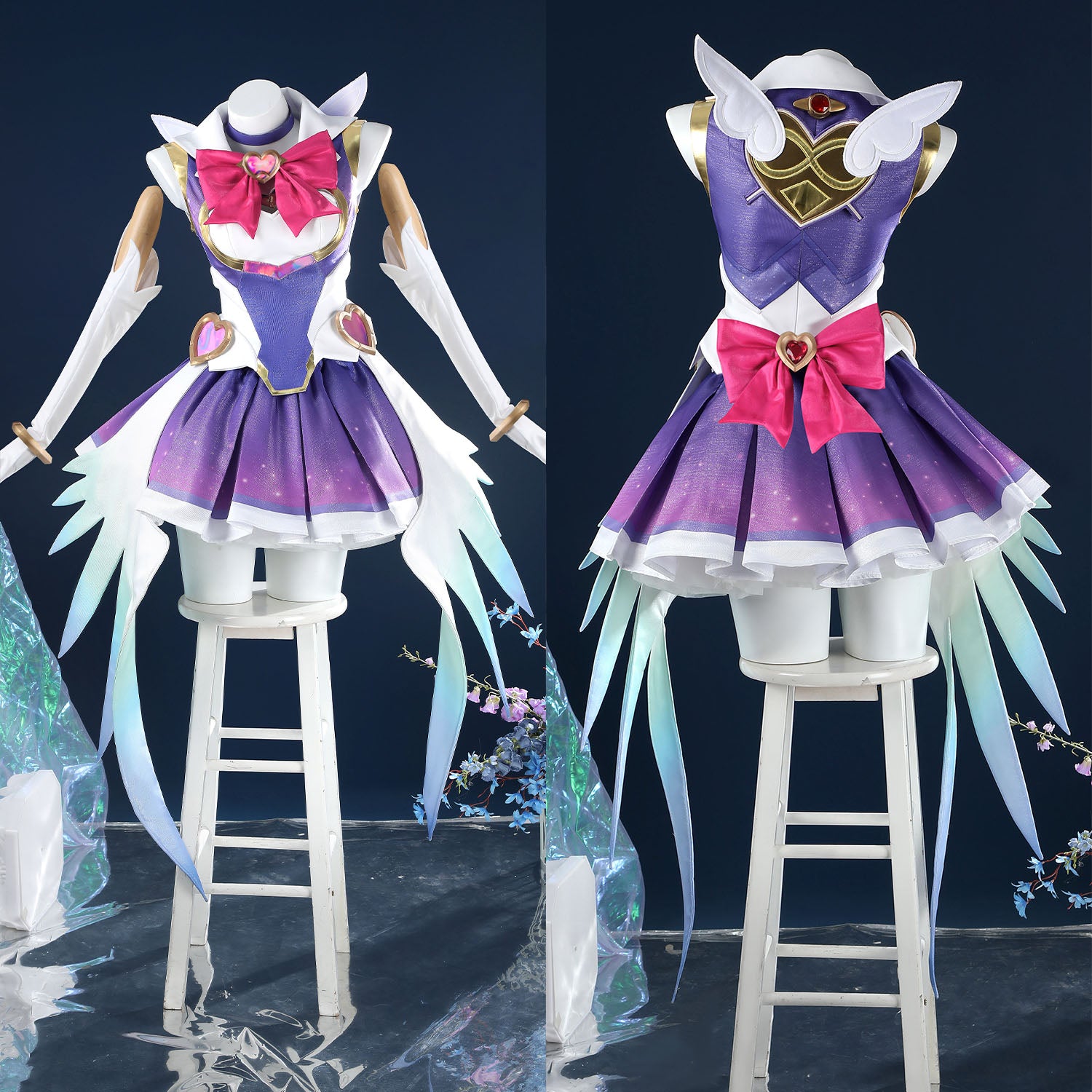 Overwatch 2 Magical Girl Kiriko Dress Full Set Cosplay Costumes