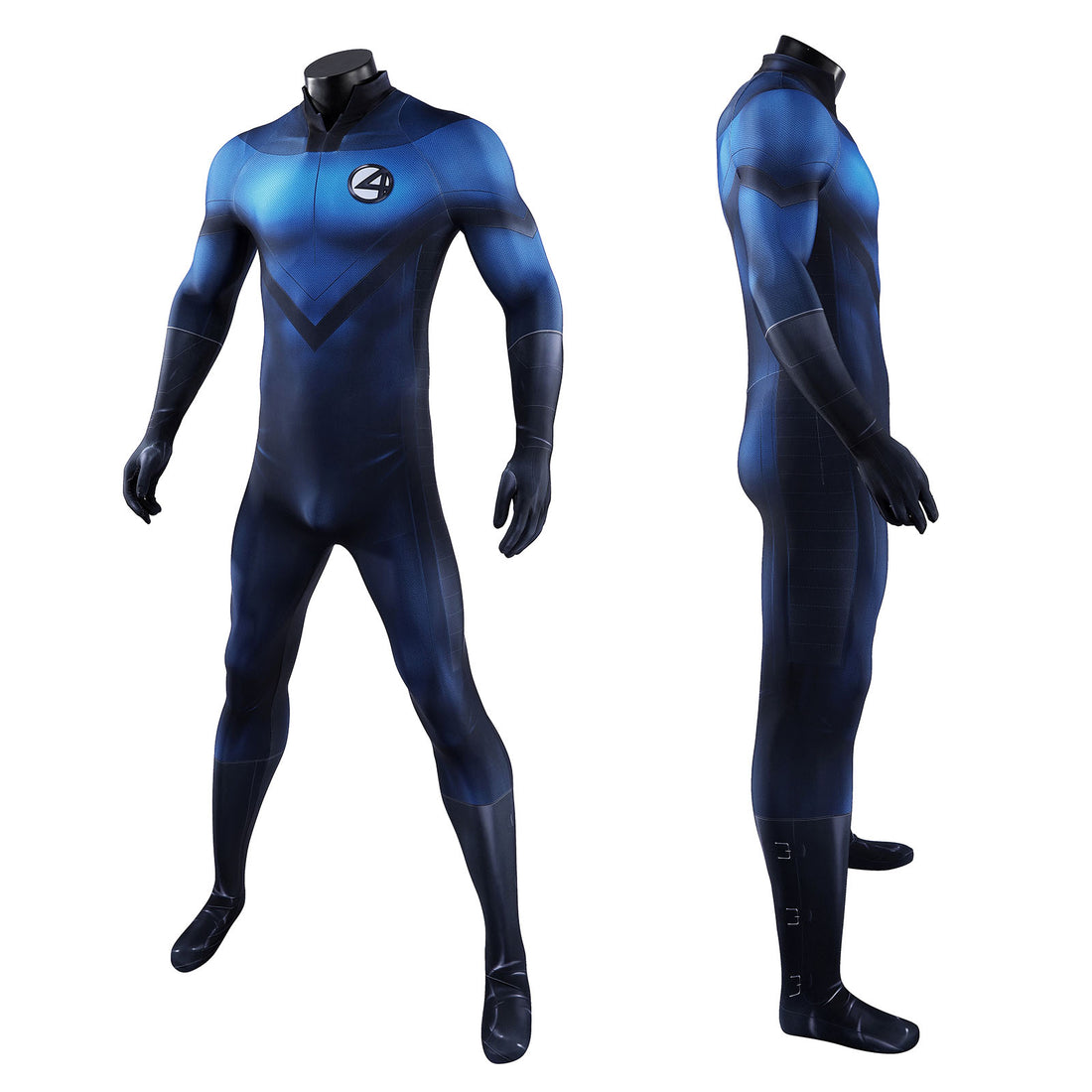 The Fantastic Four Human Torch Cosplay Costumes Halloween Jumpsuit for Themed Party Outfit