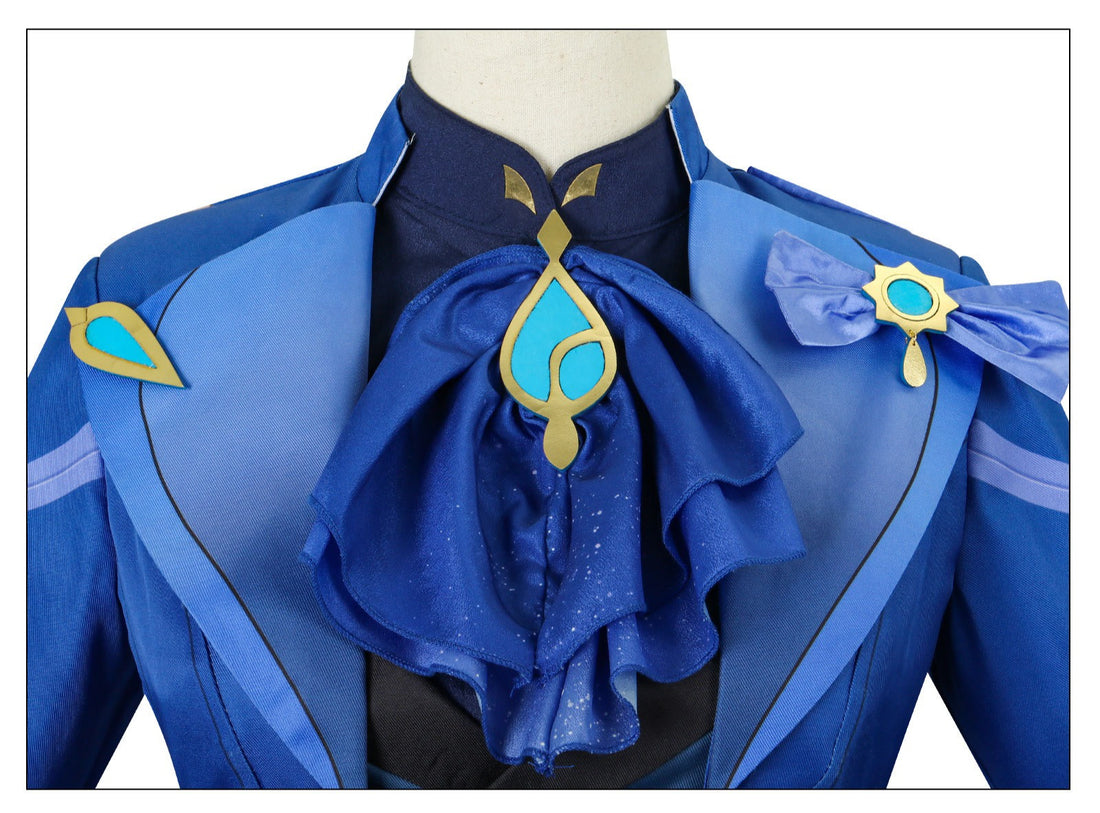 Genshin Impact Focalors Furina de Fontaine Black Cosplay Costumes