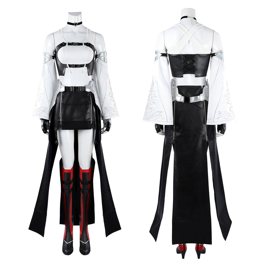 Final Fantasy VII Revelation Tifa Lockhart Black Mage Battle Suit Cosplay Costumes Themed Outfits