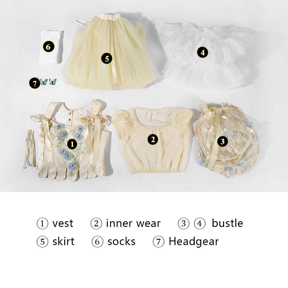 Pre-order Wednesday 2 The Addams Family Enid Sinclair Ball Gala Gown Dress Costumes