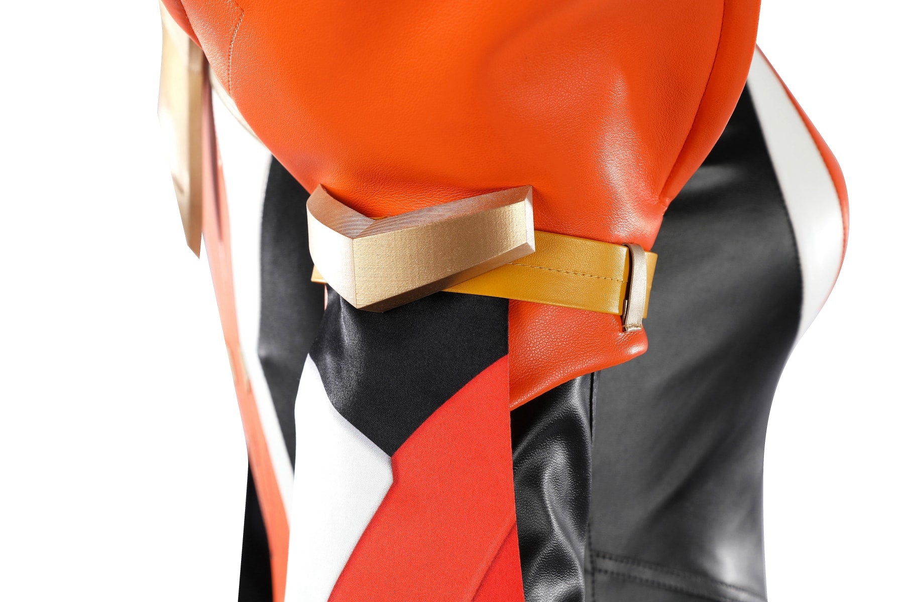 Overwatch Anran Orange Outfit Top Level Fullset Cosplay Costumes