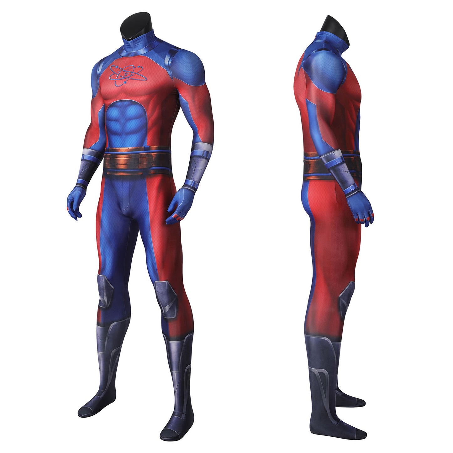 Comics Black Adam Atom Smasher Male Jumpsuit Cosplay Costumes