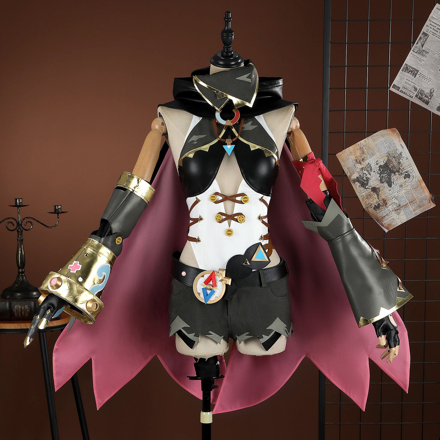 Game Genshin Impact Jahoda Full Set Top Cosplay Costumes