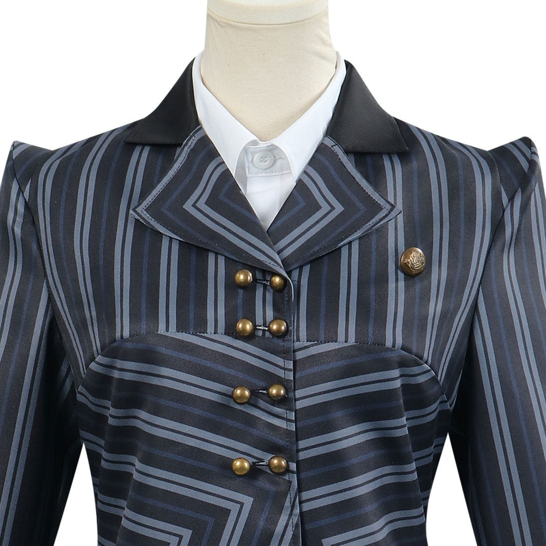 Wicked: For Good Witch Elphaba Black Stripe Suit Cosplay Costumes