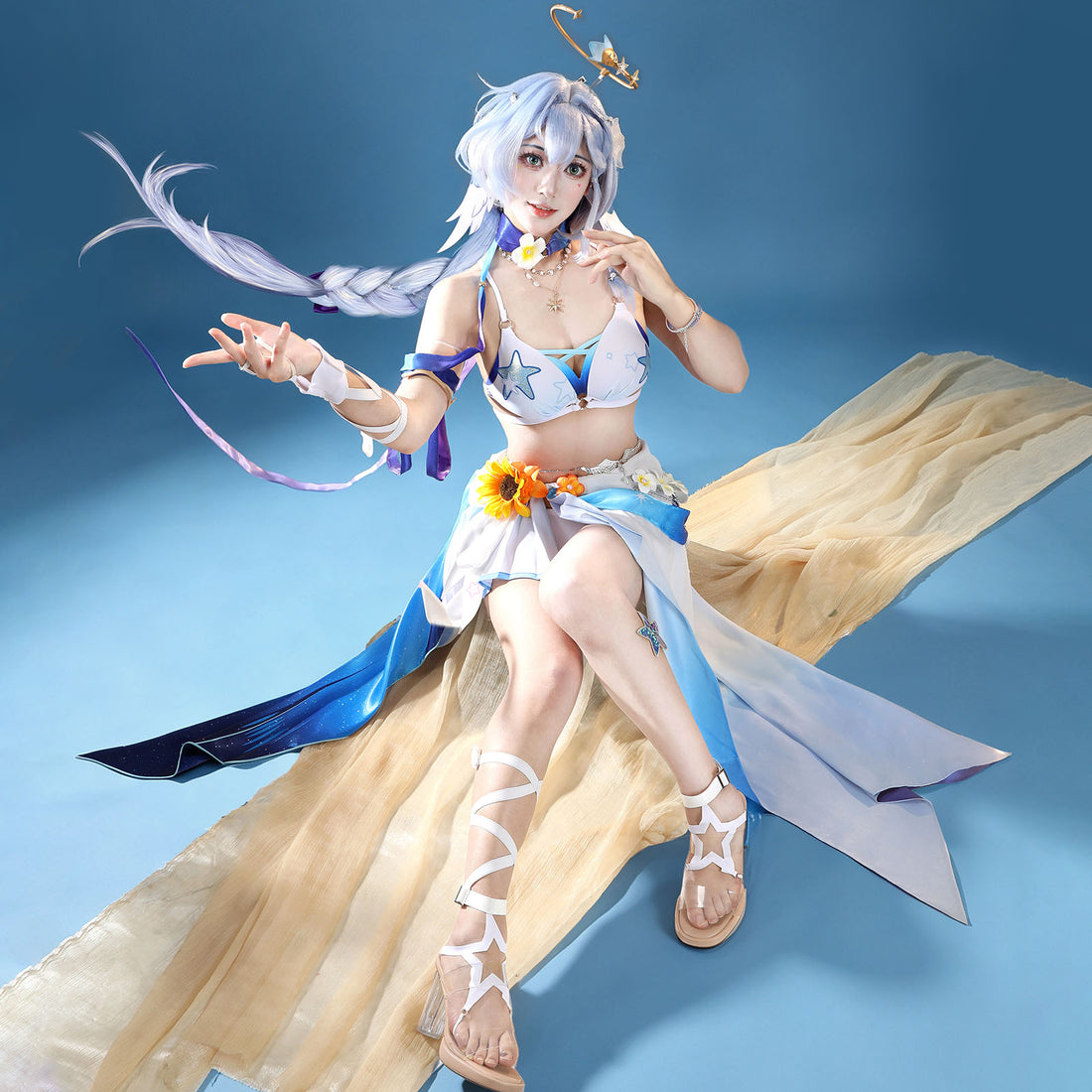 Honkai: Star Rail Robin Summeretto Cosplay Costumes Women's Themed Carnival Outfits