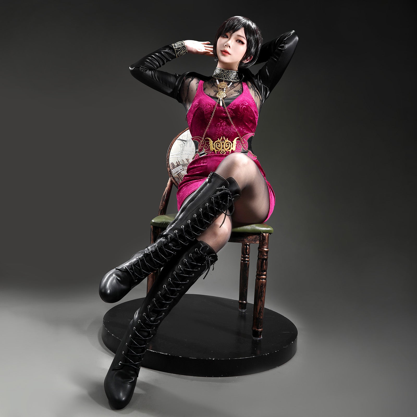 Resident Evil Requiem 30th Ada Wong Full Set Cosplay Costumes