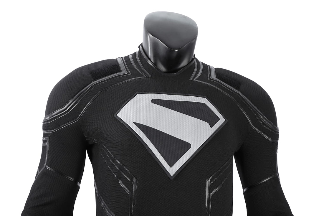 Superman Legacy Clark Kent Black Suit Top Cosplay Costumes