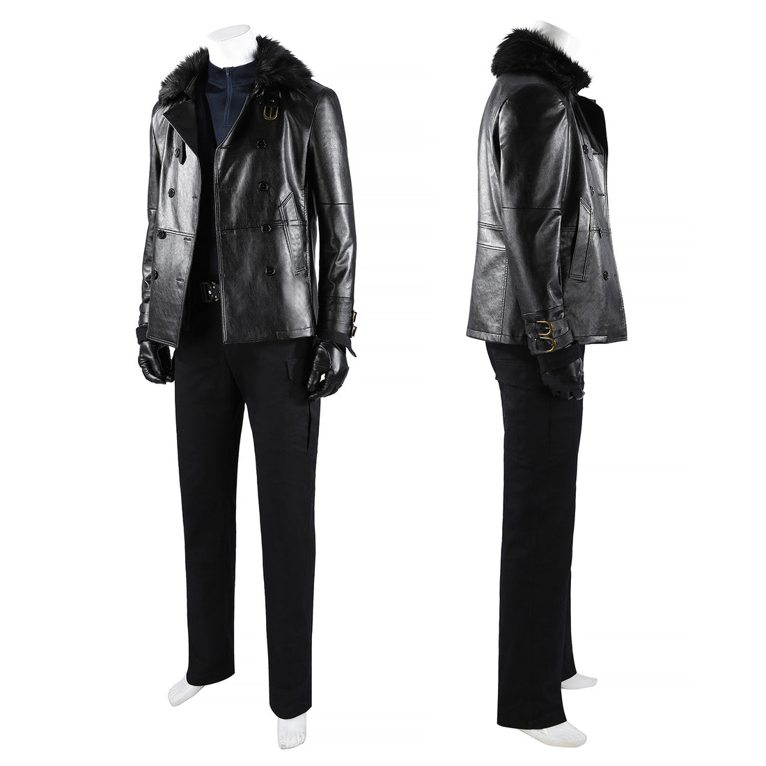 Resident Evil 9 Requiem Leon Leather Jacket Fullset Cosplay Costumes