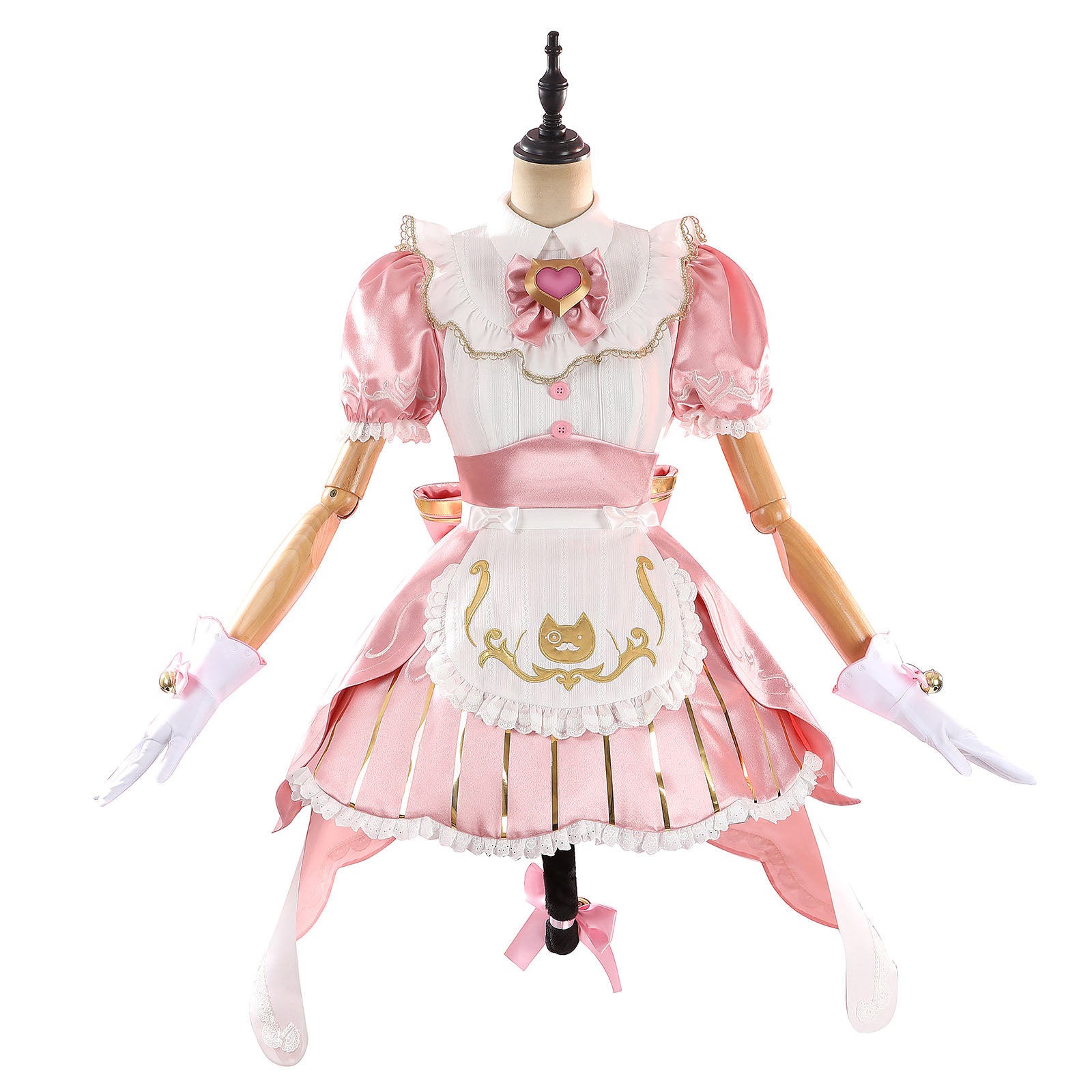 Overwatch Kiriko Kamori Cat Maid Cosplay Costumes Women's Lolita Dress Themed Carnival Outfits
