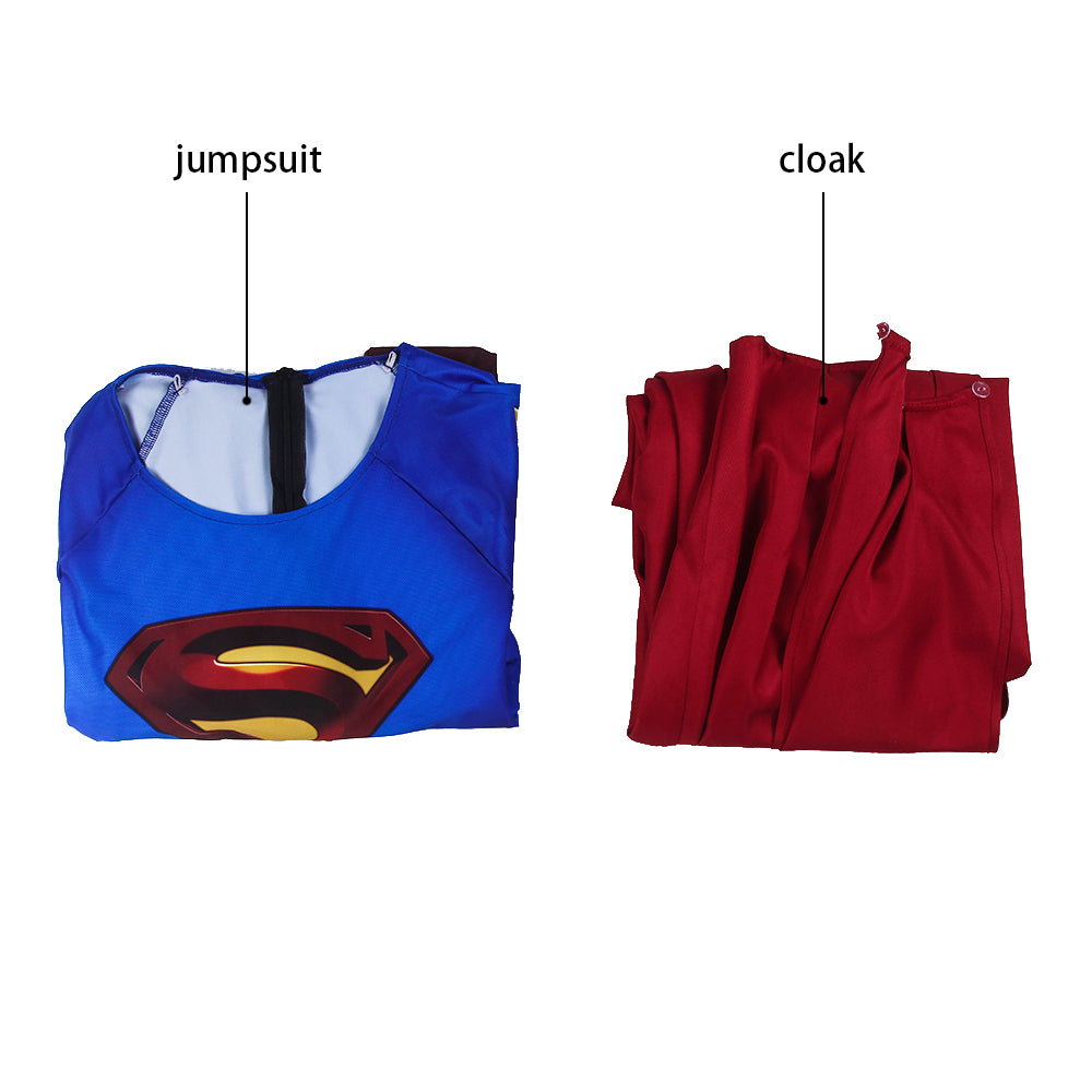 Superman Returns Superman Clark Kent Zentai Jumpsuit Bodysuit Cosplay Costumes