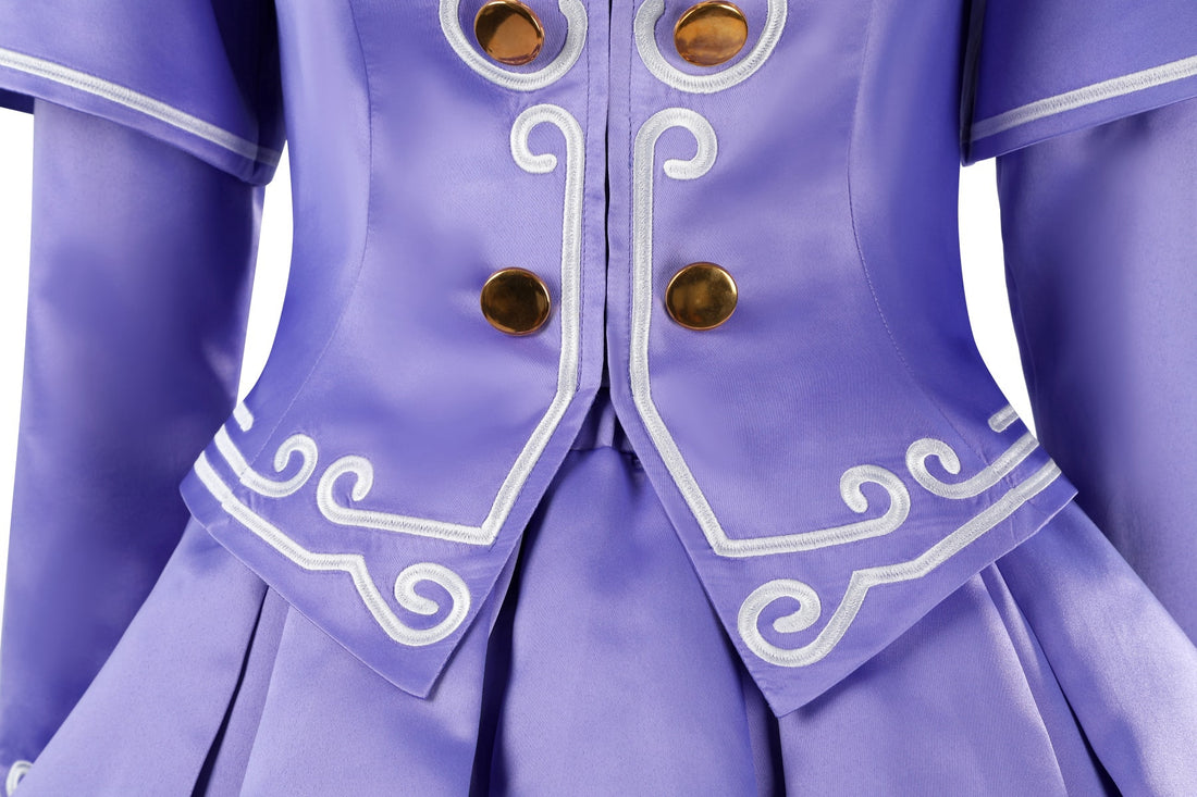 Street Fighte 6 INGRID Cosplay Costumes Purple Dress Women Themed Party Outfits