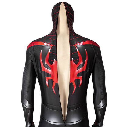 Ultimate Spider-Man PS5 Miles Morales Male Jumpsuit Cosplay Costumes