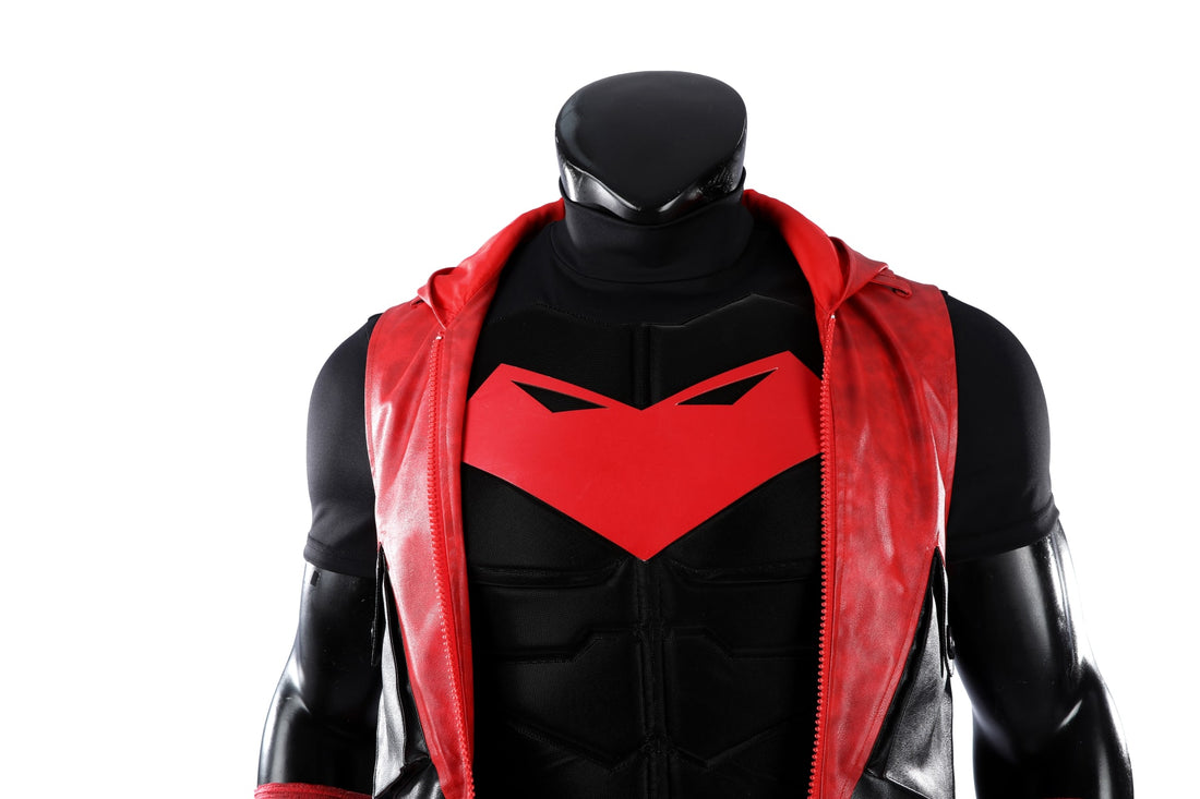 Rebirth Red Hood Jason Todd Red Suit Full Set Cosplay Costumes