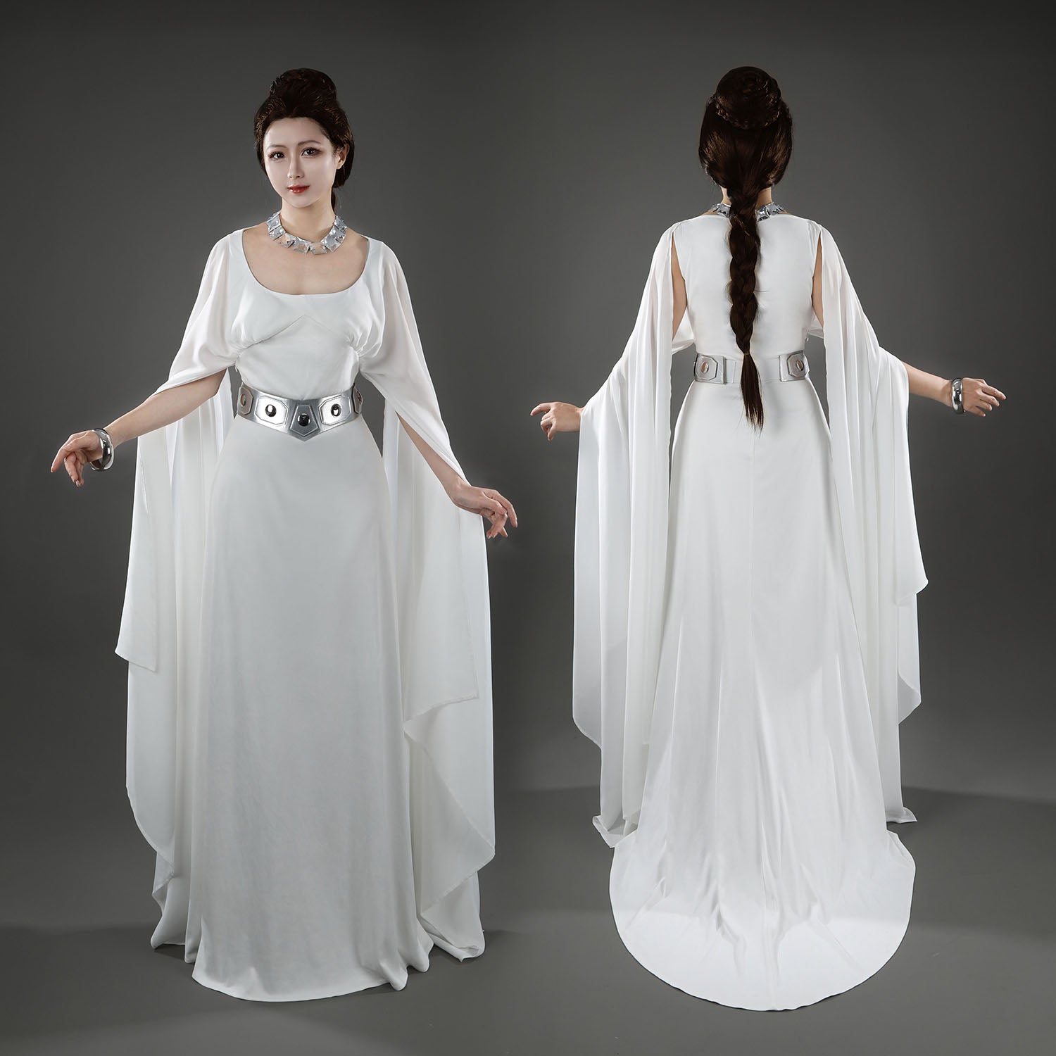Star Wars 4 A New Hope Princess Leia Dress Cosplay Costumes