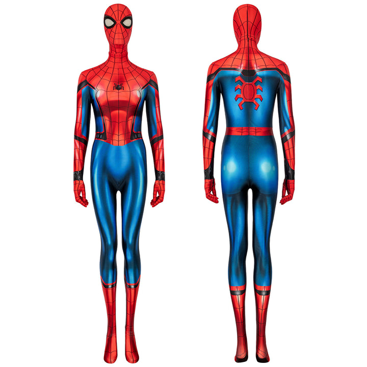 Spider-Man Far From Home Peter Parker Female Jumpsuit Cosplay Costumes