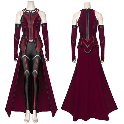 Wanda Vision Scarlet Witch Wanda Female Fullset Cosplay Costumes