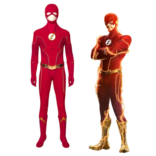 The Flash Season 6 Barry Allen Male Improved Version Cosplay Costumes