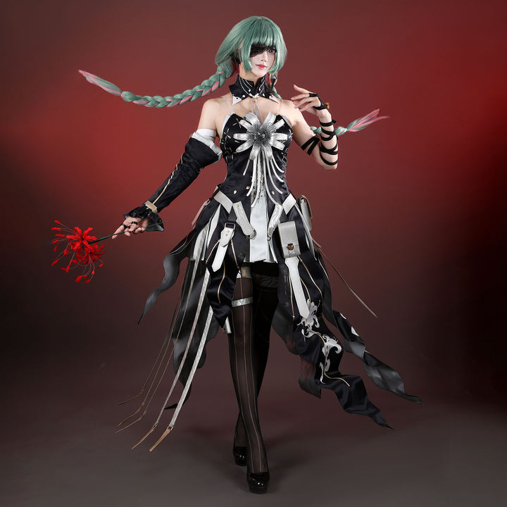 Wuthering Waves Havoc Phrolova Cosplay Costumes Women's Black Dress Themed Carnival Outfits