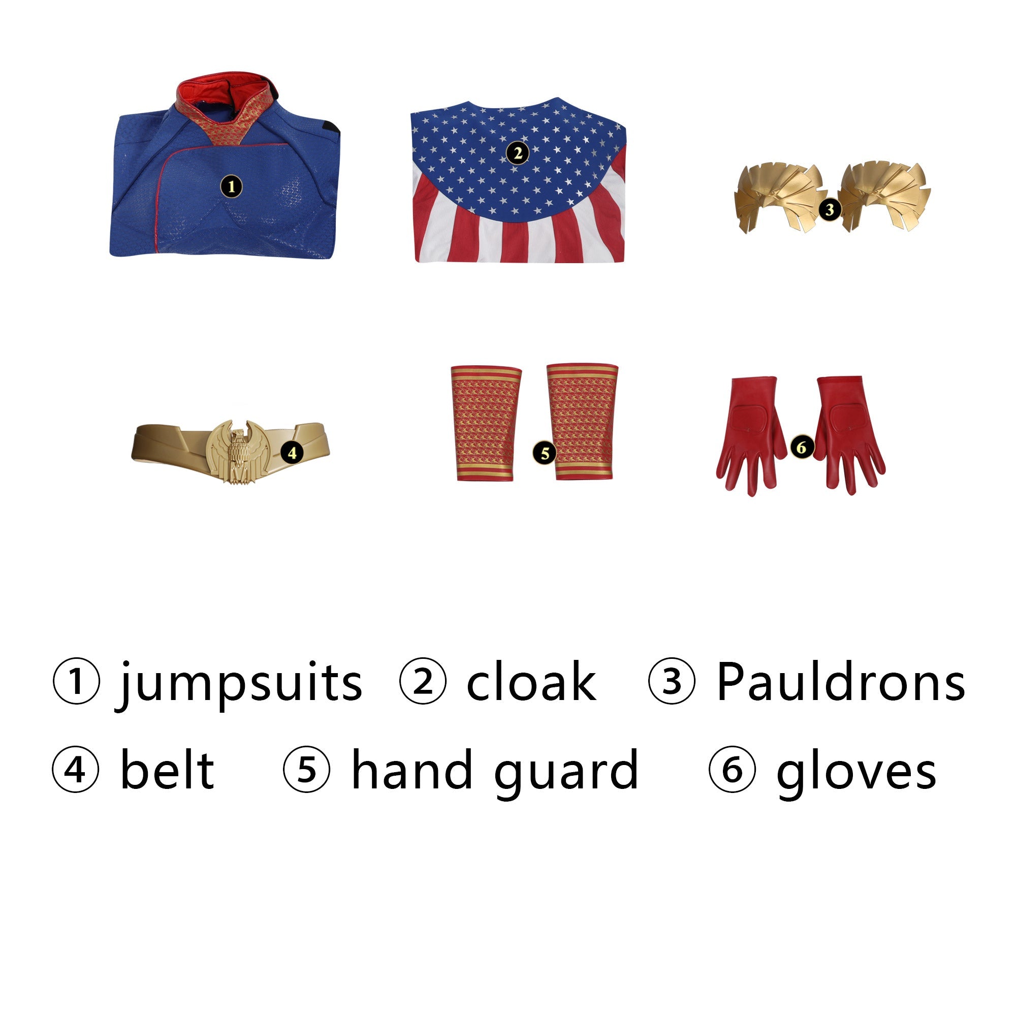 The Boys Season 3 The Homelander Male Top Pro Cosplay Costumes