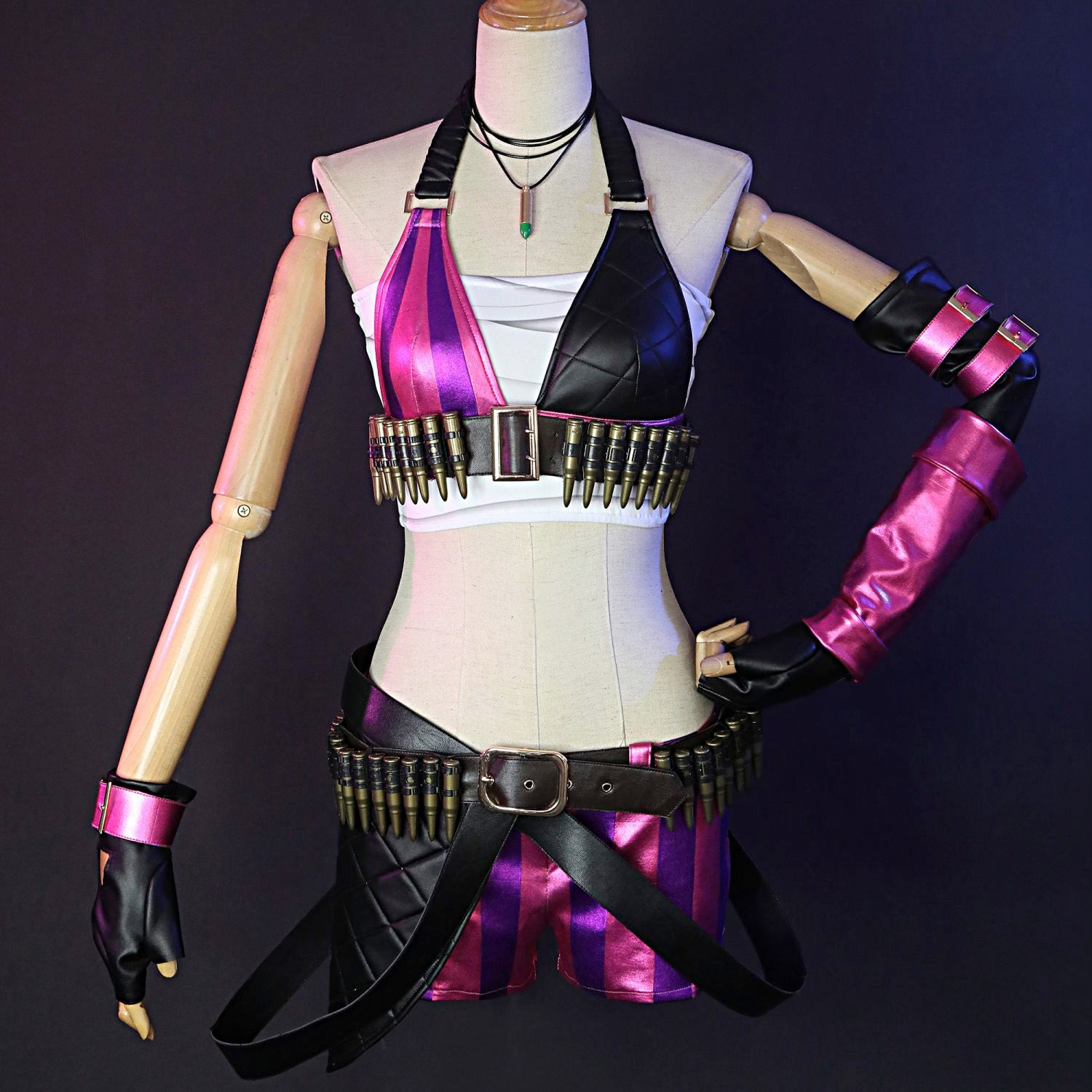 Game LOL Loose Cannon jinx Cosplay Costumes
