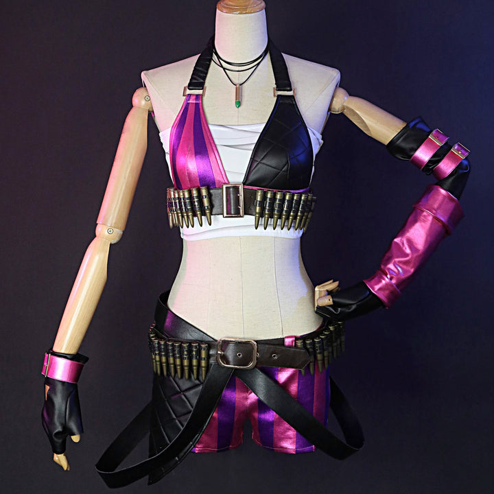 Game LOL Loose Cannon jinx Cosplay Costumes