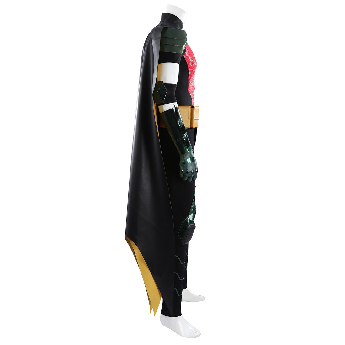 Red Robin Tim Drake Full Set Cosplay Costumes Halloween Suit with Cloak