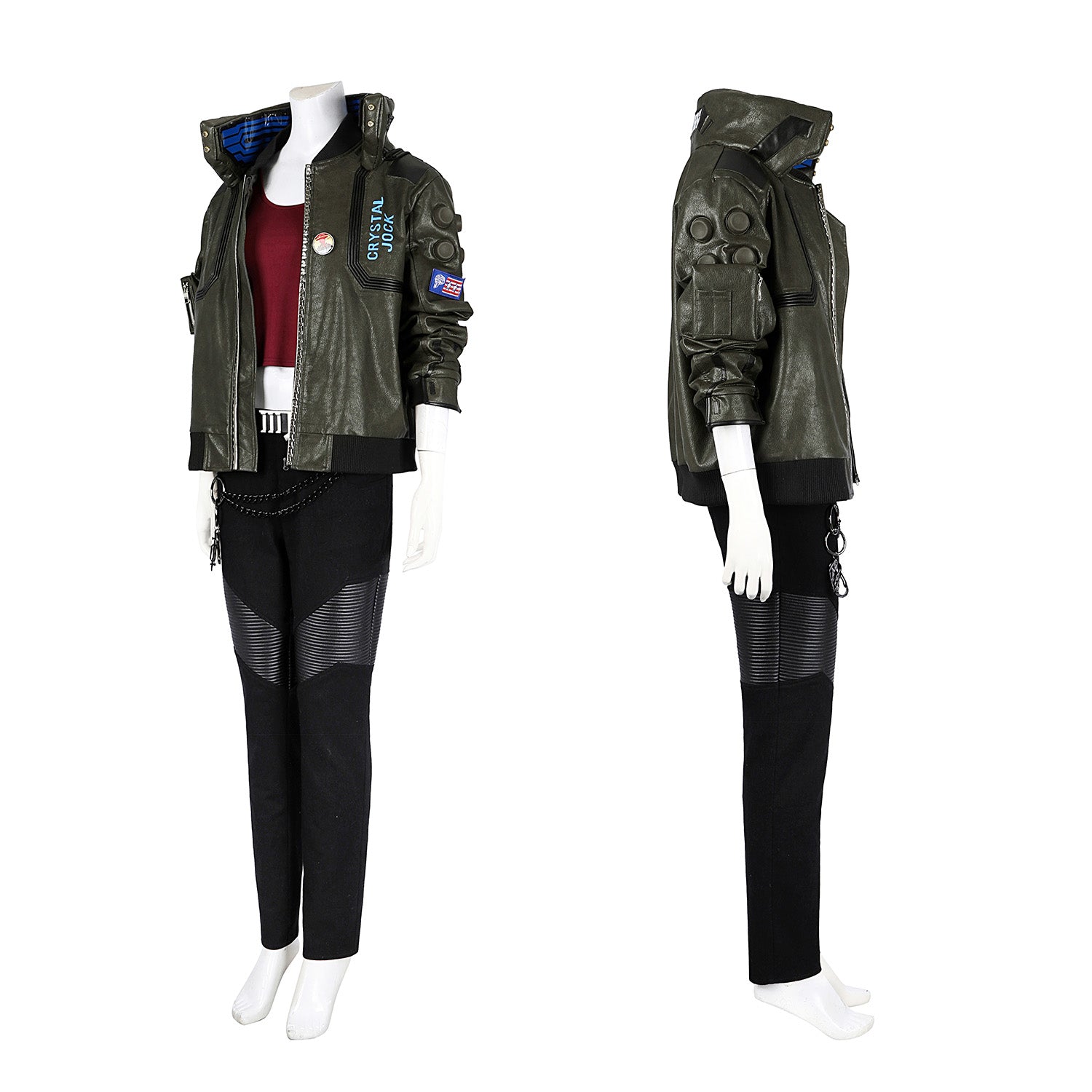 Cyberpunk 2077 V  Top Level Full Set Female Cosplay Costumes
