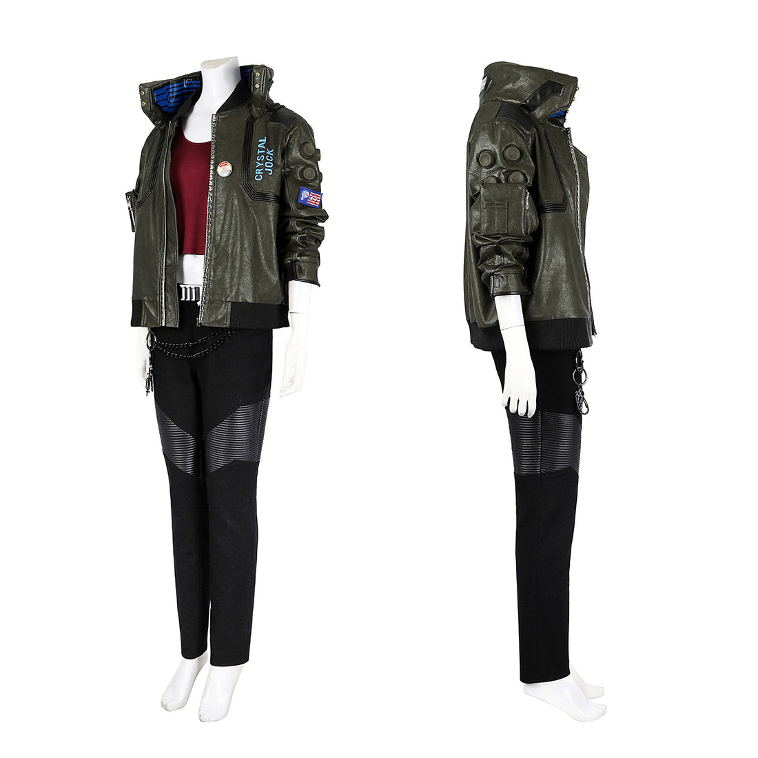 Cyberpunk 2077 V  Top Level Full Set Female Cosplay Costumes