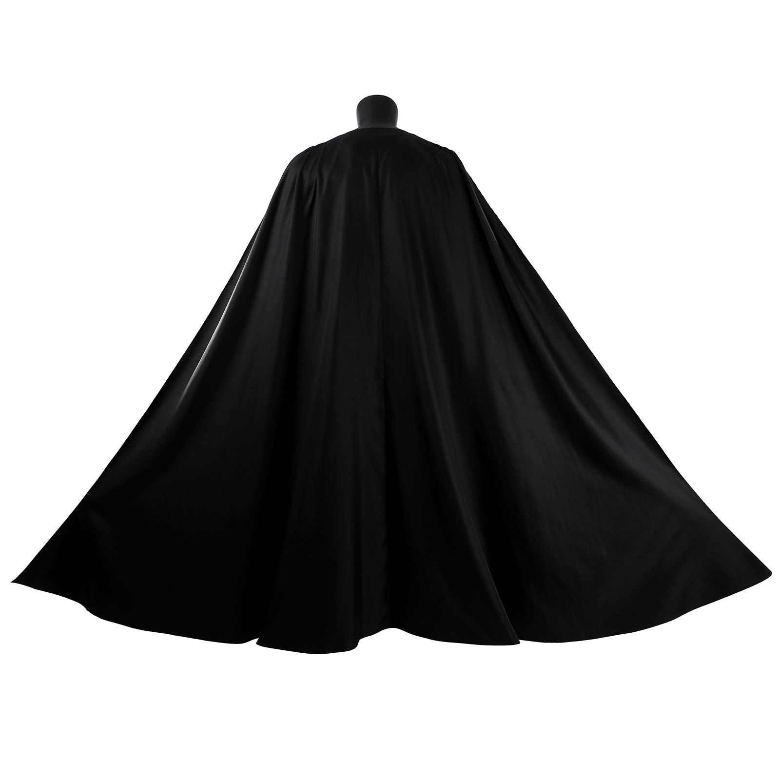 Justice League Superman Black Suit Jumpsuit with Cloak Cosplay Costumes