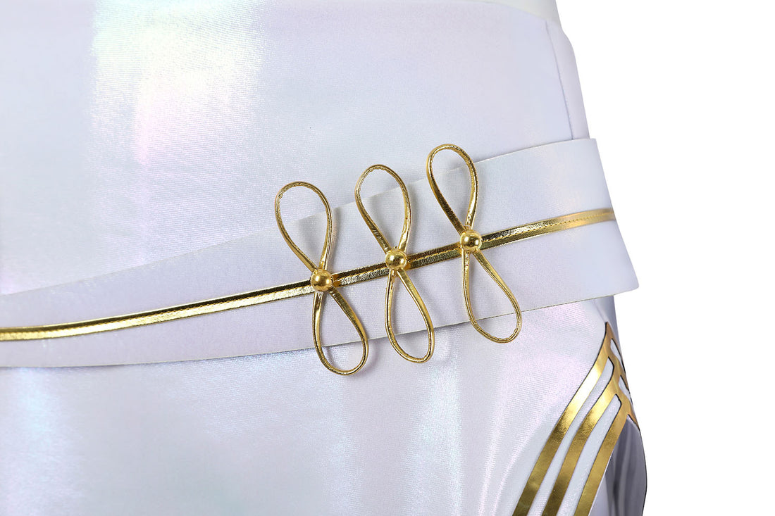 KPop Demon Hunters Mira White Stage Outfit Cosplay Costumes