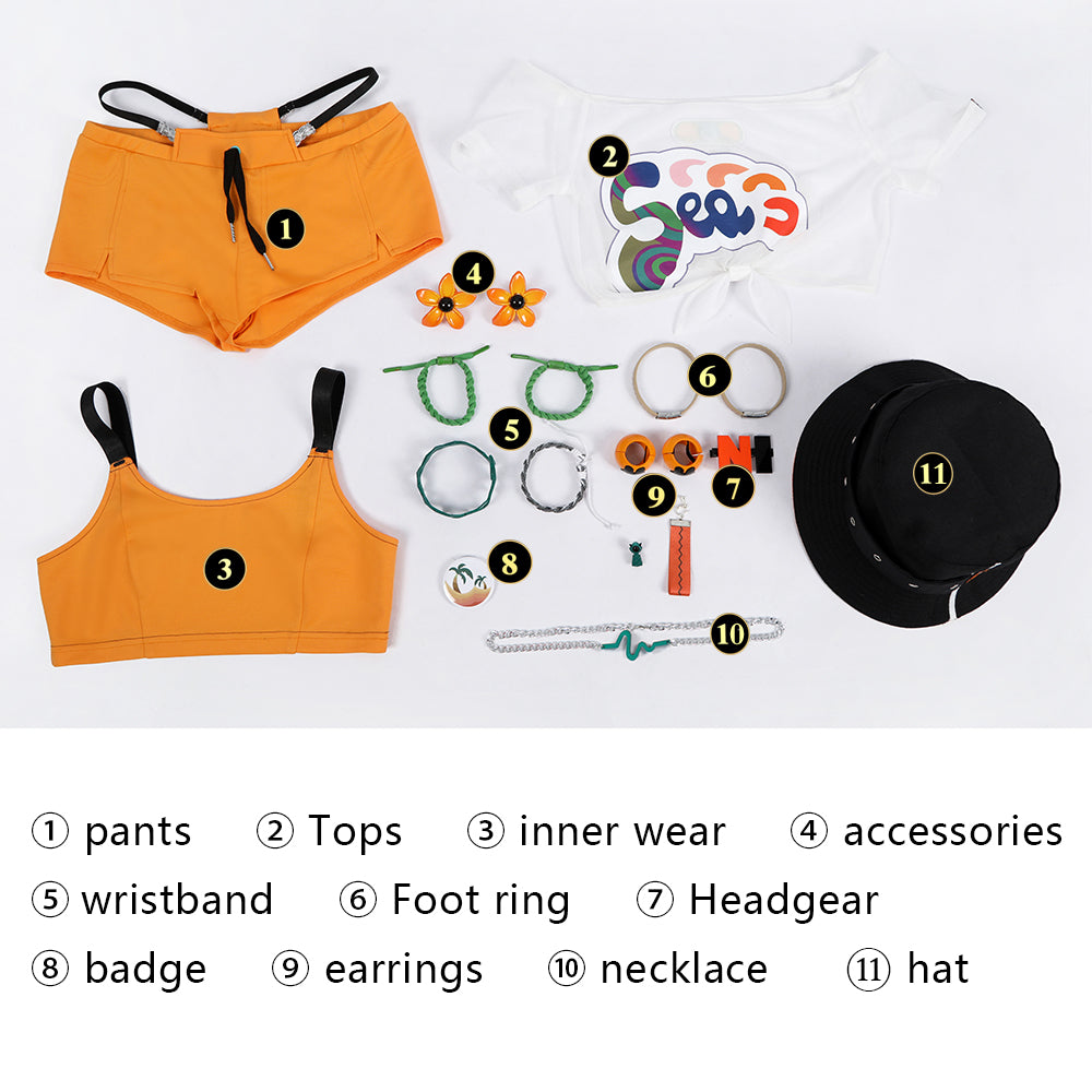 Game Zenless Zone Zero Belle Swimsuit Full Set Cosplay Costumes