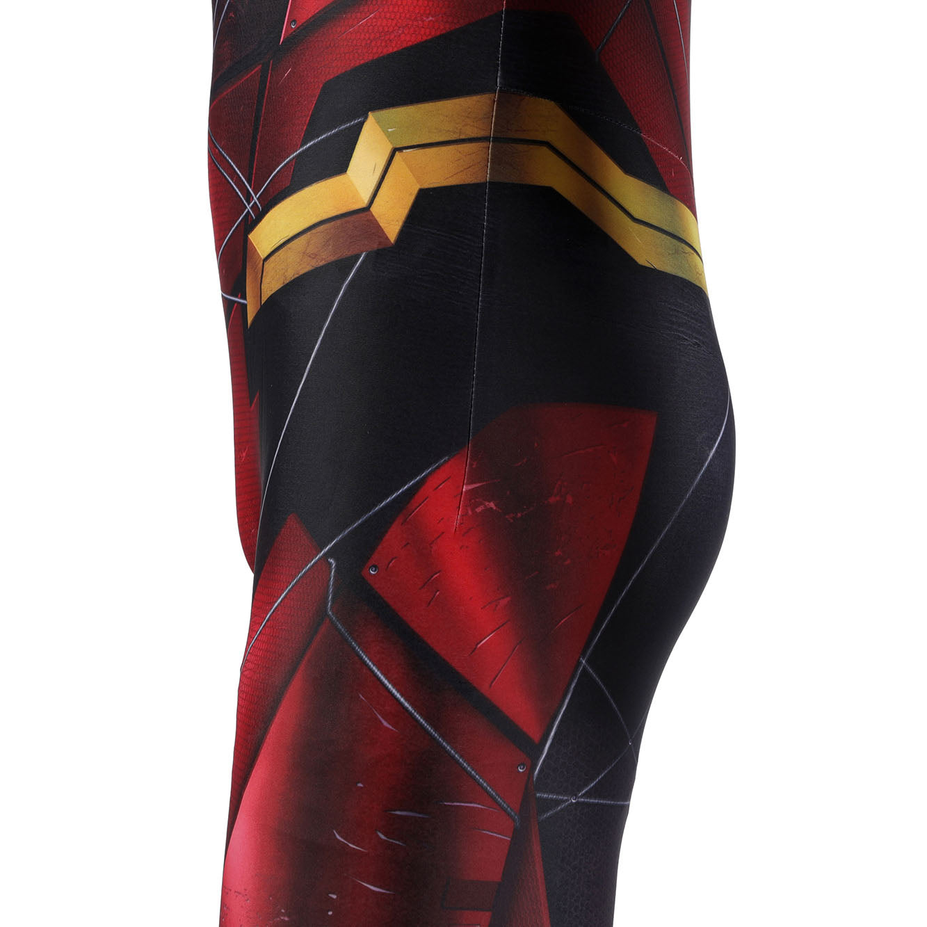 Justice League Barry Allen The Flash Male Jumpsuit with Mask Cosplay Costumes