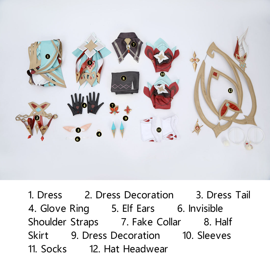 Pre-order Genshin Impact Alice Top Level Fullset Cosplay Costumes