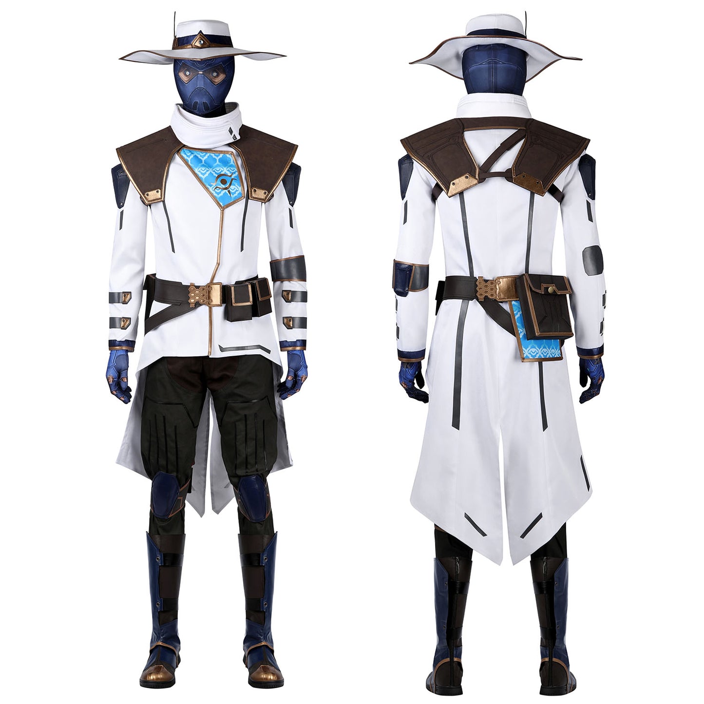 Valorant Cypher Outfit Male Fullset Cosplay Costumes