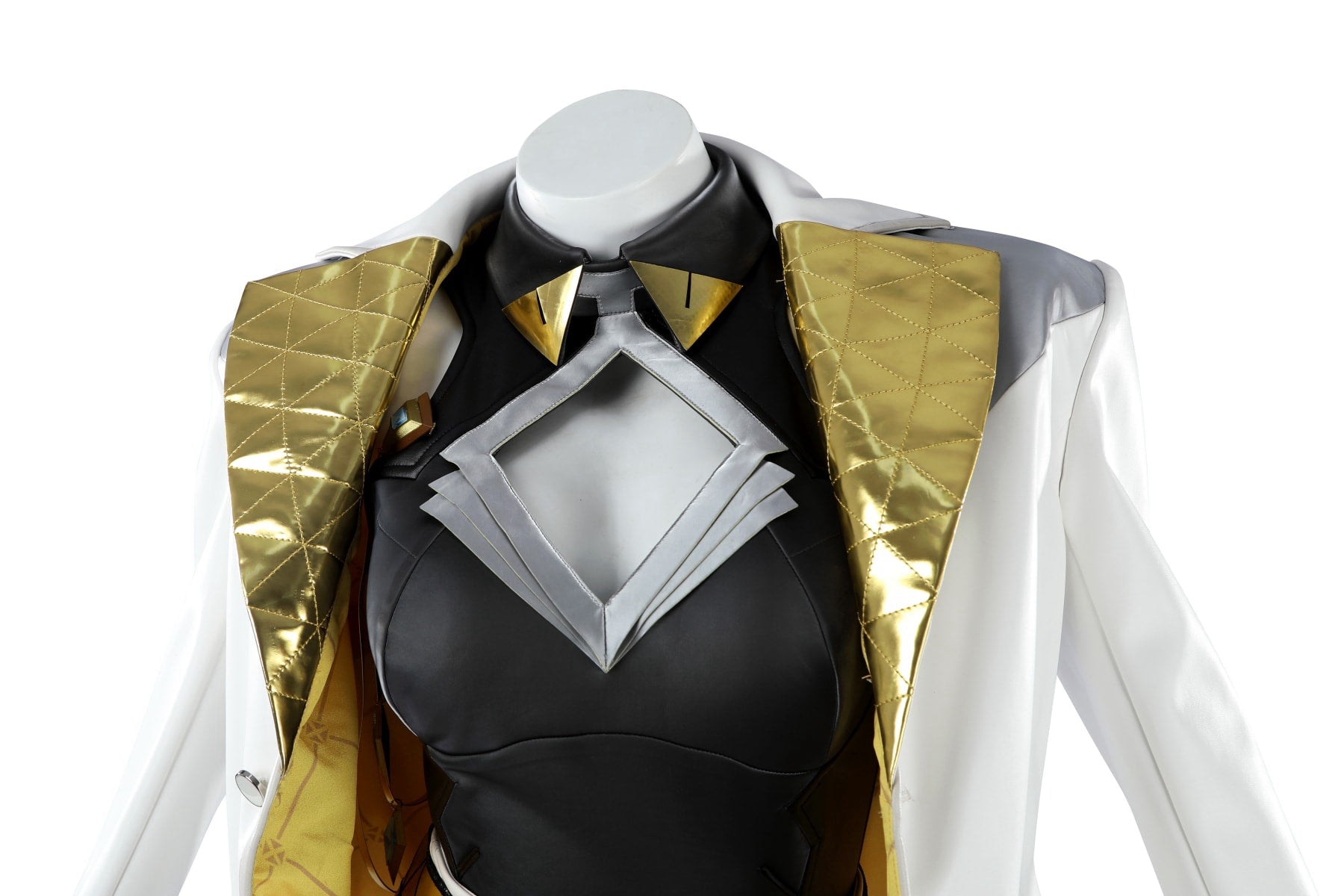 Overwatch Domina Golden Outfit Top Level Fullset Cosplay Costumes