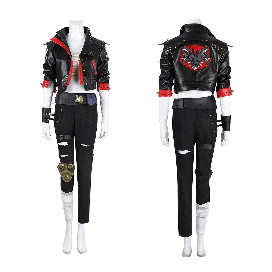 Arcane 2 Game LOL Vi Full Set Top Level Cosplay Costumes