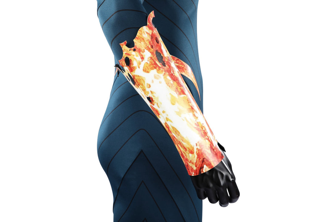 Absolute Superman Fire Battlesuit High Level Cosplay Costumes