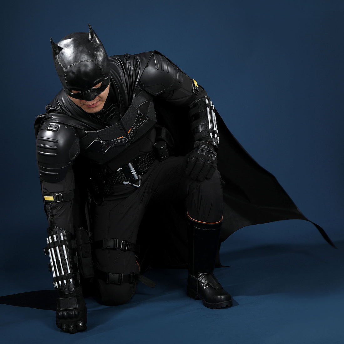 The Batman 2022 Bruce Wayne Cosplay Costumes Robert Pattinson Halloween Themed Party Outfits