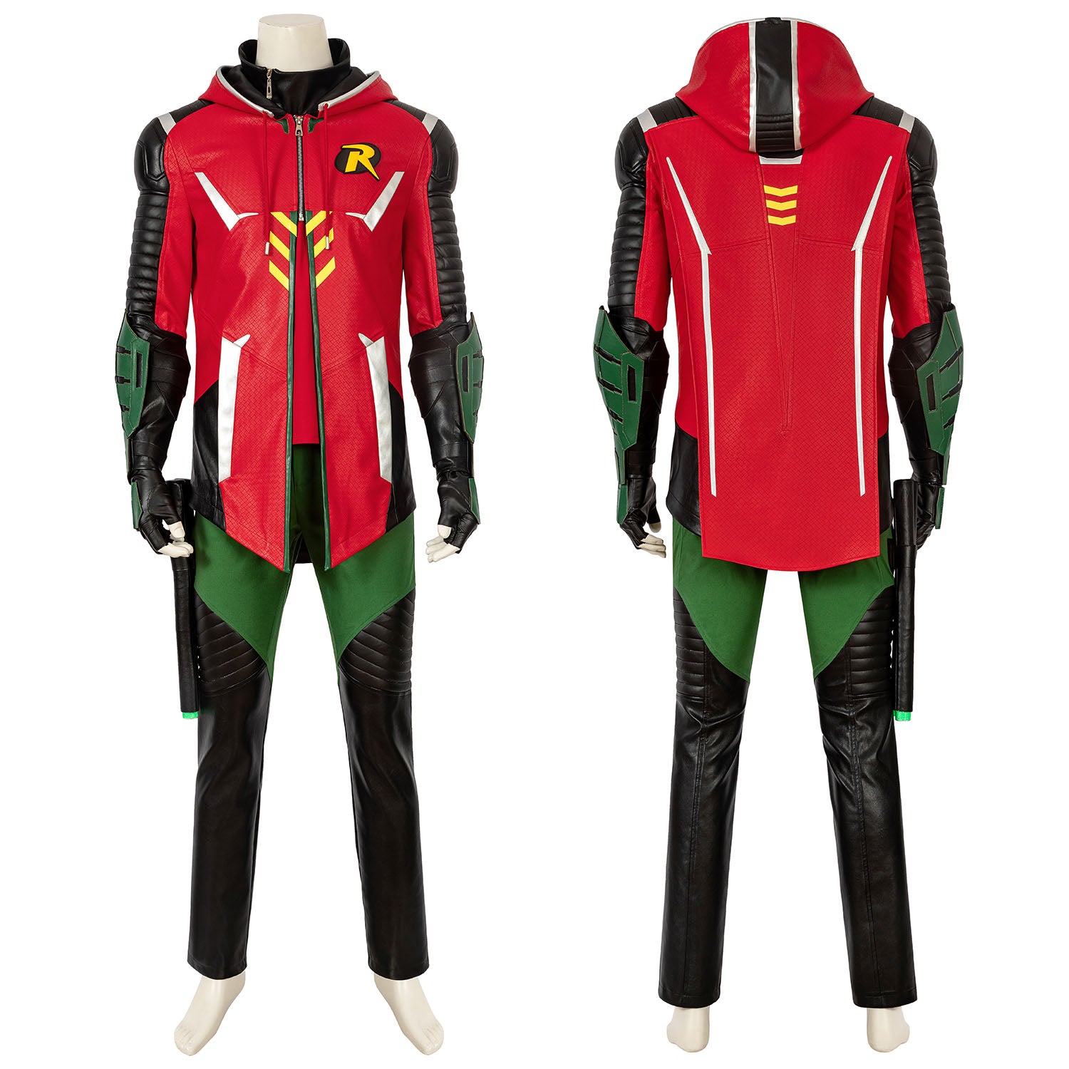 Batman Gotham Knights Robin Battle Outfit Male Cosplay Costumes