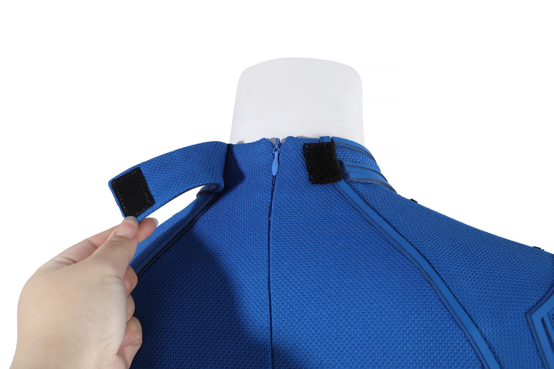 Comics Superhero Supergirl Superwoman Fullset with Coat Cosplay Costumes