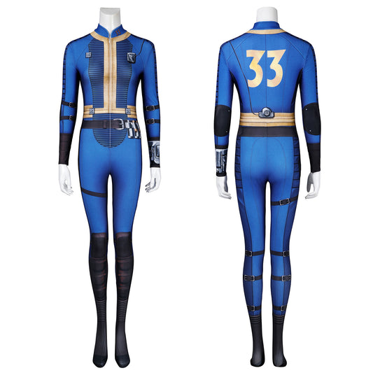 Movie Fallout Vault No. 33 Season 1 Sheltersuit Lucy Female Jumpsuit Cosplay Costumes