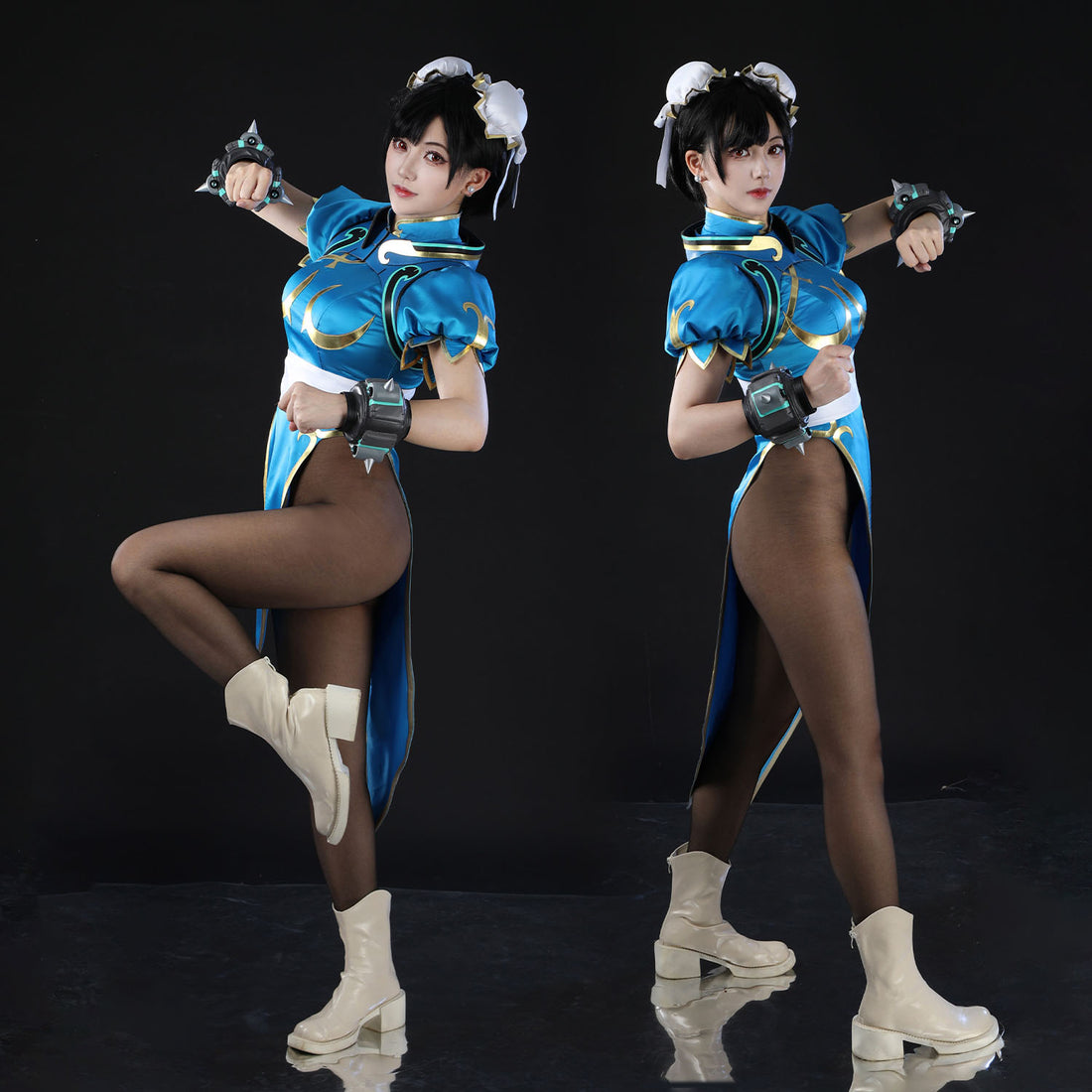 Overwatch 2 Juno X Street Fighter 6 Chun Li Cosplay Costumes