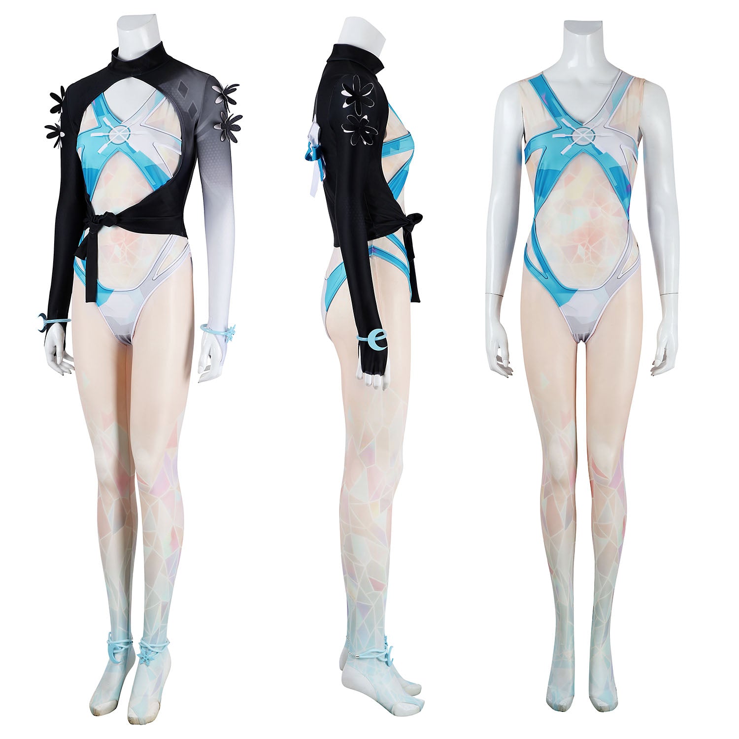 Pre-order Marvel Rivals Luna Snow Swimsuit Top Full Cosplay Costumes